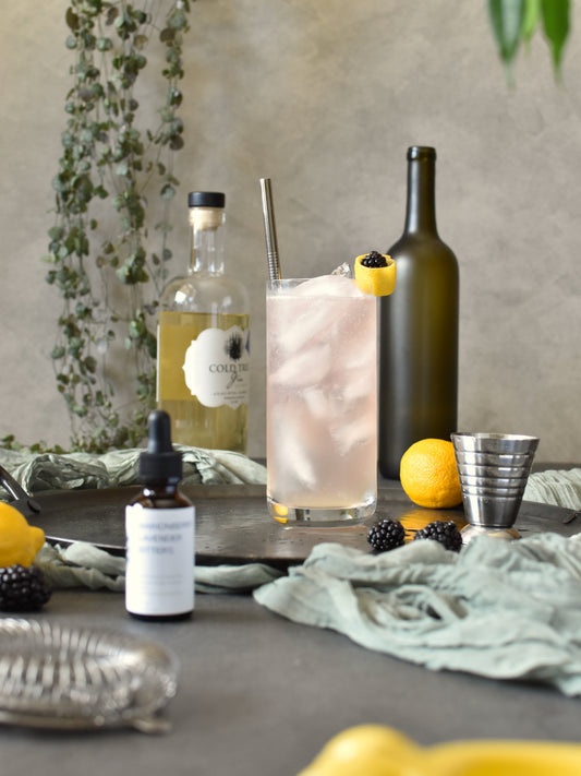 Lavender Haze: A Marionberry Lavender Gin Cocktail