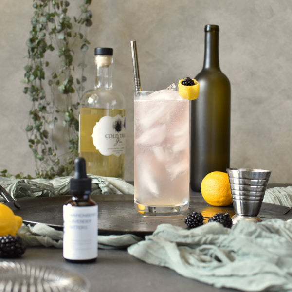 Lavender Haze: A Marionberry Lavender Gin Cocktail