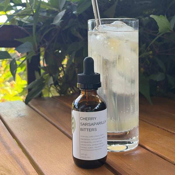 Toasted Coco-Cherry Tonic: An Easy Spirit-Free Drink with Cherry Sarsaparilla Bitters